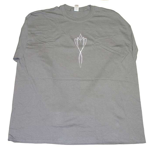 Racing Apparel, Grey T-Shirt, Classic Pinstripe, Adult Medium