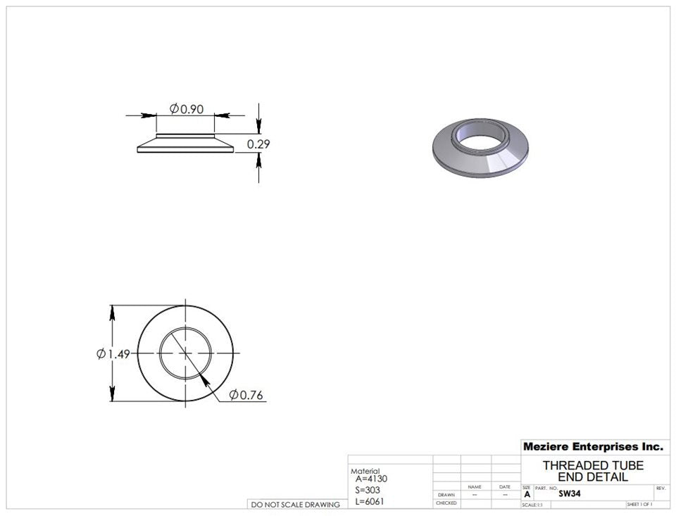 Safety Washer, Fits 3/4" Bolt
