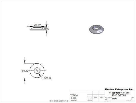 Safety Washer, Fits 7/16" Bolt