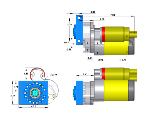 True Start, Chevy, 400 Series 24 Volt, for 136 Tooth