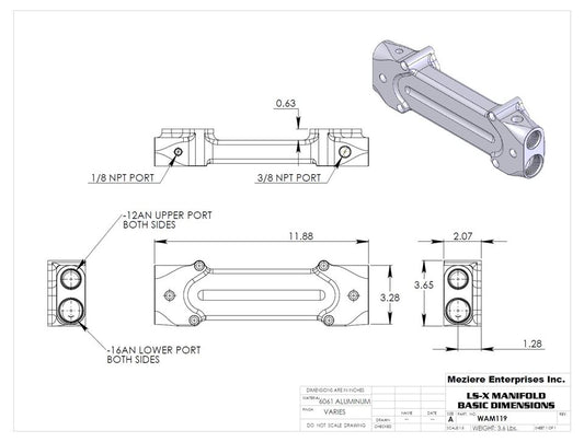 Water Manifold, LS-X