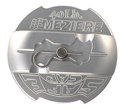 SafeCap, Clear Anodized, 40LB