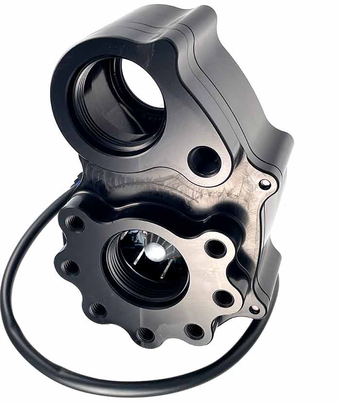 Bomba eléctrica remota, alto caudal, salida reversible, 55 GPM