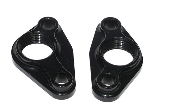 Block Adapter Set, SB Ford pre 1994, to 3/4" NPT Female