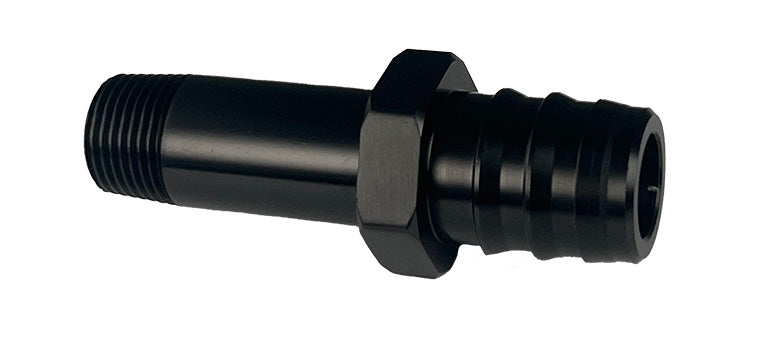 Fitting, Extended Bypass Connection, 3/8"NPT to 3/4" Barb