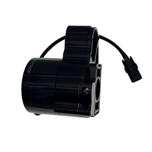 Electric Pump, Radiator Mounted, High Flow, Dual Out, 55 GPM, Trans Pan Ready