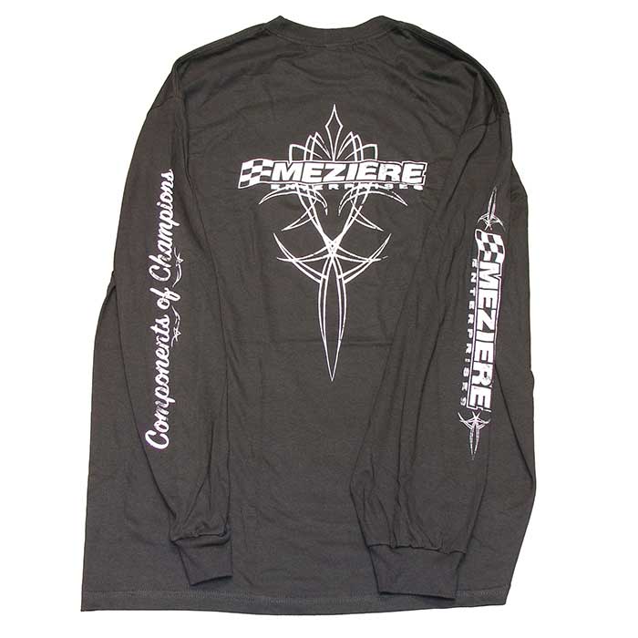 Racing Apparel, Black T-Shirt, Classic Pinstripe, Adult Large