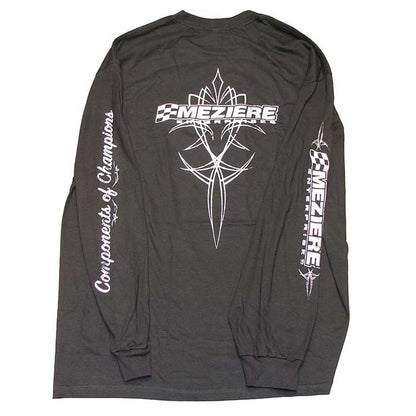 Racing Apparel, Black T-Shirt, Classic Pinstripe, Adult Medium