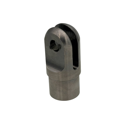 Clevis End, Fits 1.125" x .058 Tube, .260 Slot, .375 Cross Hole
