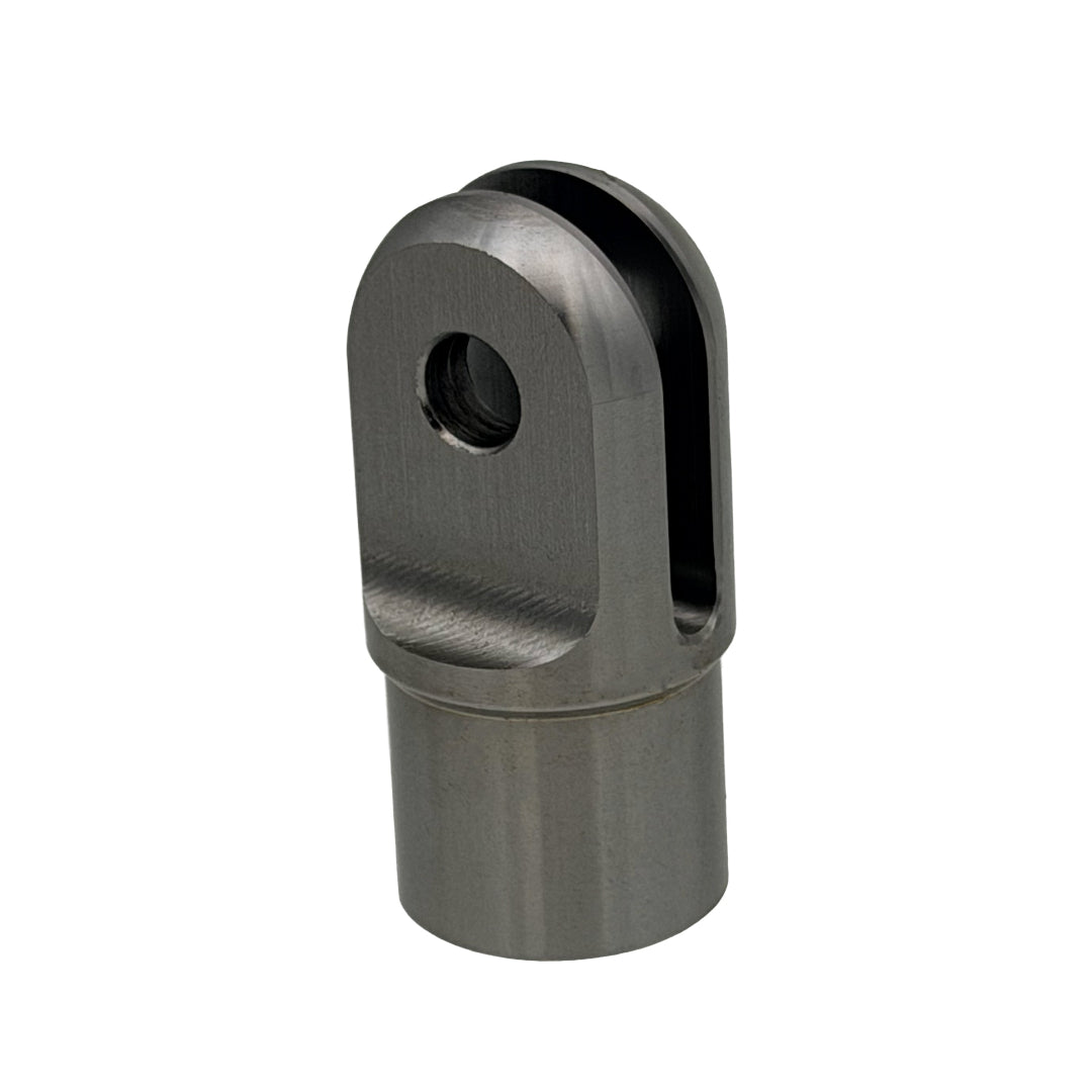 Clevis End, Fits 1.25" x .058 Tube, .260 Slot, .375 Cross Hole