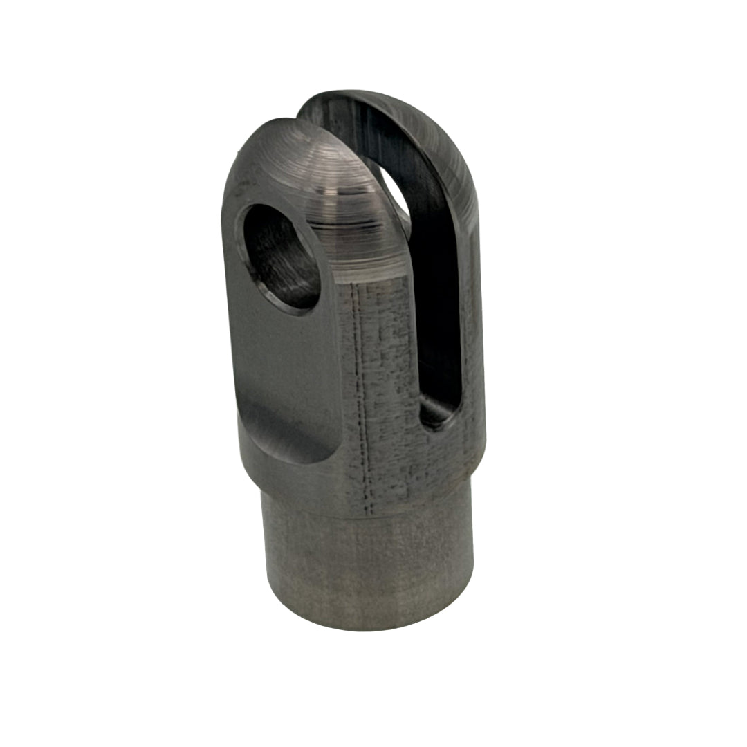 Clevis End, Fits 7/8" x .058 Tube, .195 Slot, .375 Cross Hole