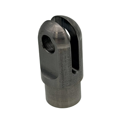 Clevis End, Fits 7/8" x .058 Tube, .195 Slot, .375 Cross Hole