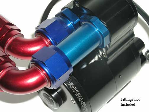 Electric Pump Remote, High Flow Inline, Dual out, 55 GPM