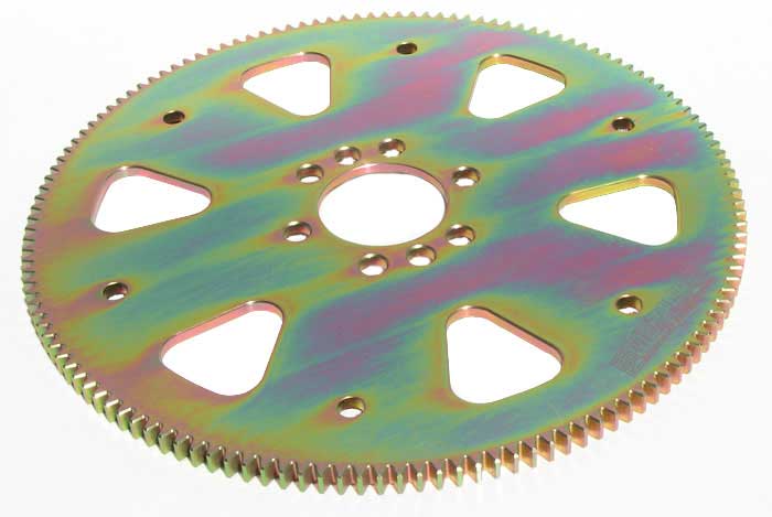 True Billet Flexplate, Chevy Pro Mod 136 tooth, Special crank 6+2 at 1/2", 6 on 10.75"