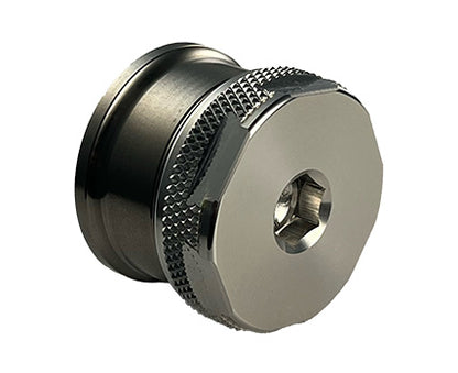 Cap and Bung Assembly, AN #12 Style, Stainless Steel Bung