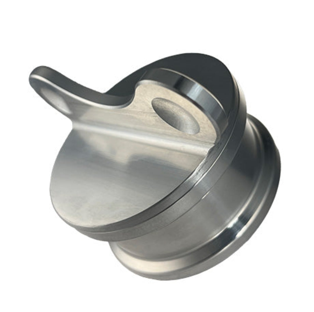 Cap and Bung Assembly, Pro Tab 2.75" Style, Aluminum Bung