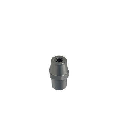 Tube End with hex, fits 7/8" x .058 tube, 3/8-24 left thread