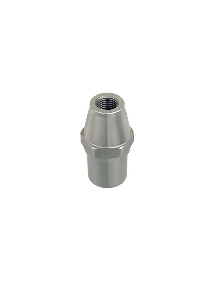 Tube End, fits 1" x .058 tube, 7/16-20 Left w/Hex