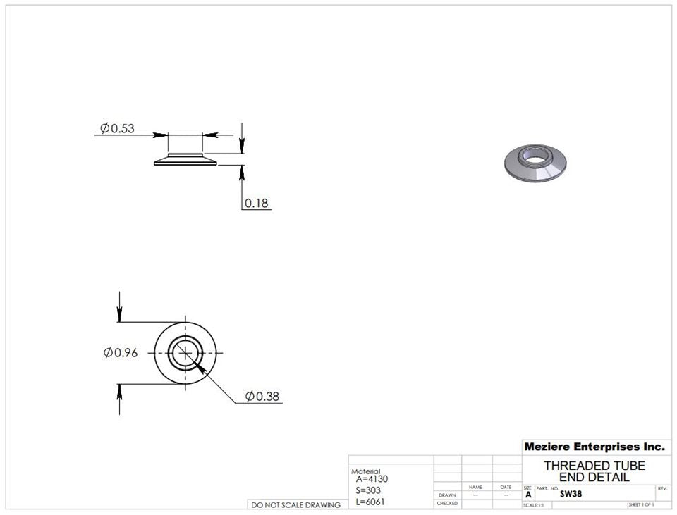 Safety Washer, Fits 3/8
