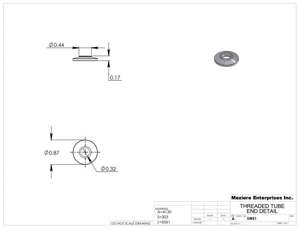 Safety Washer, Fits 5/16" Bolt