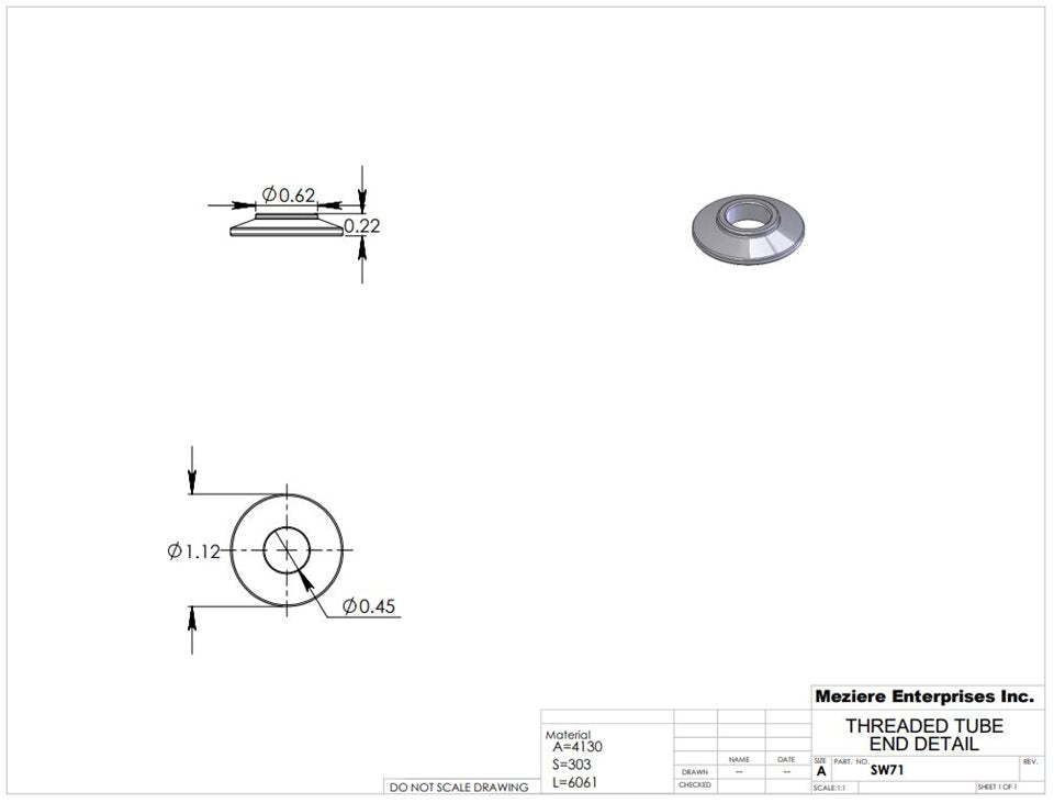 Safety Washer, Fits 7/16" Bolt