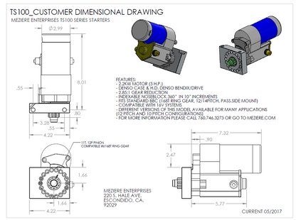True Start for Chevrolet, 100 Series, for 168 tooth