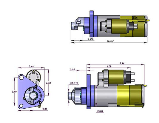 True Start for Mopar, 300 Series, for 130 Tooth