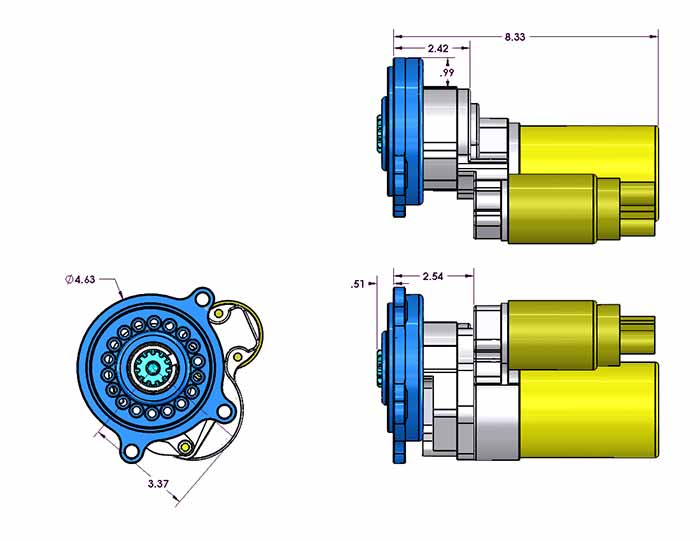 True Start for Ford, 400 Series, Standard Mount