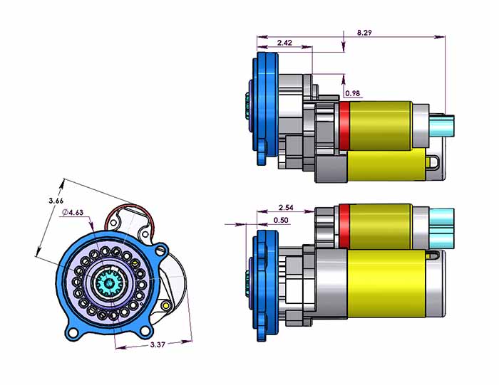 True Start for Ford, 400 Series, Eccentric Mount