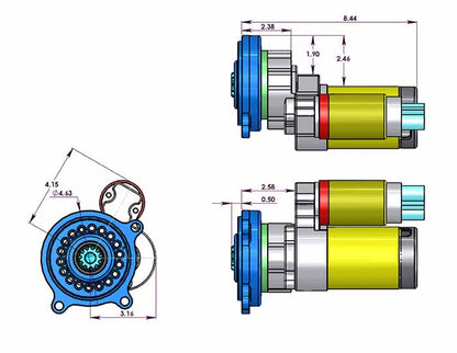 True Start for Ford, 500 Series, Eccentric Mount