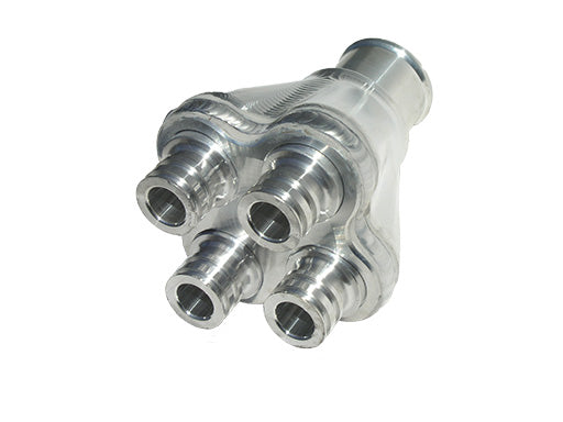 Four to One Manifold, 1.5" hose to 3/4 Wiggins