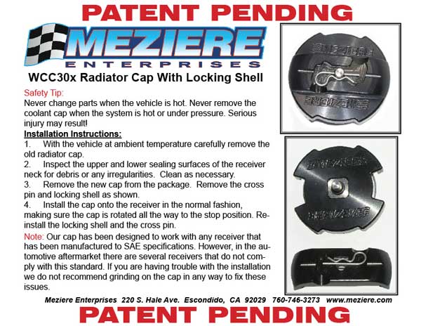 SafeCap, Nickel Finish, 25LB