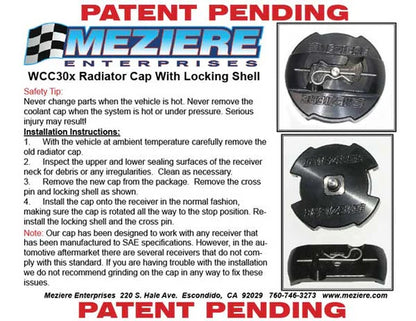 Locking Radiator Cap SafeCap | 7LB - 40LB