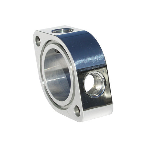 Spacer, Water Neck, #8AN Port, fits Chevy and BB Mopar