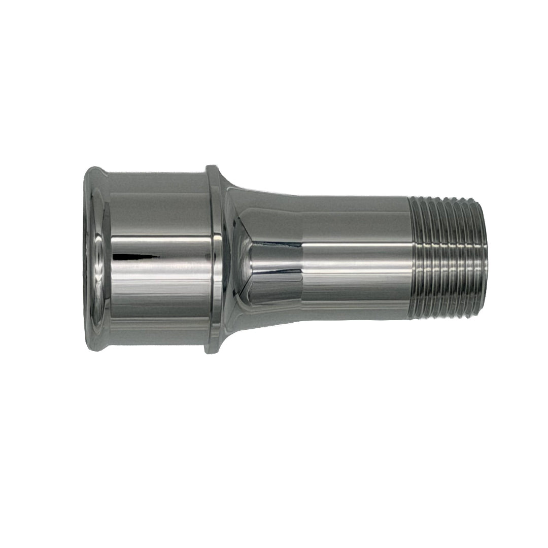 Fitting, Inlet 1" NPT to 1.75" Hose, Extra long