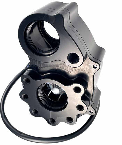 Bomba eléctrica remota, alto caudal, salida reversible, 55 GPM