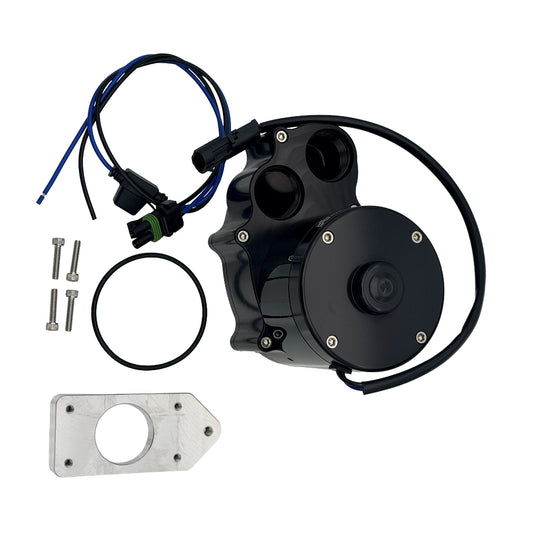 Electric Pump, Radiator Mounted, High Flow, Dual out, 55 GPM