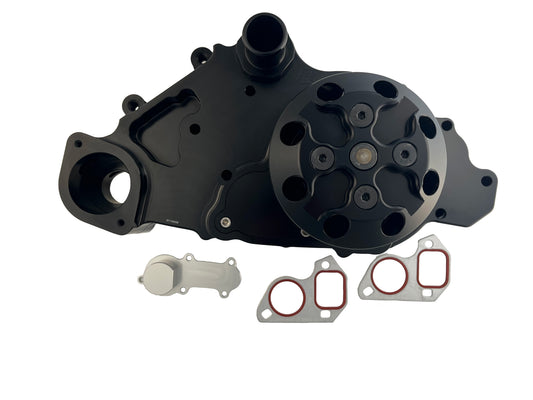 GM LS Mechanical Race Water Pump, High Flow, Type III Anodize, WP419S