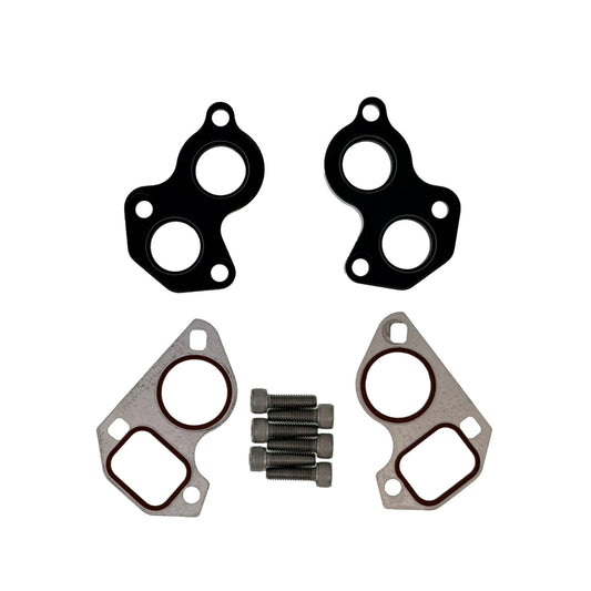 LS Block Adapter Set, Electric Water Pump | GM LSx to #12ORB, WP89
