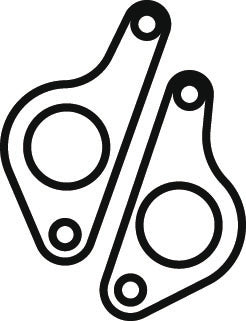 Replacement Gasket, Oldsmobile, Pair