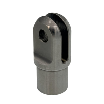Clevis End, Fits 1.125" x .083 Tube, .260 Slot, .375 Cross Hole