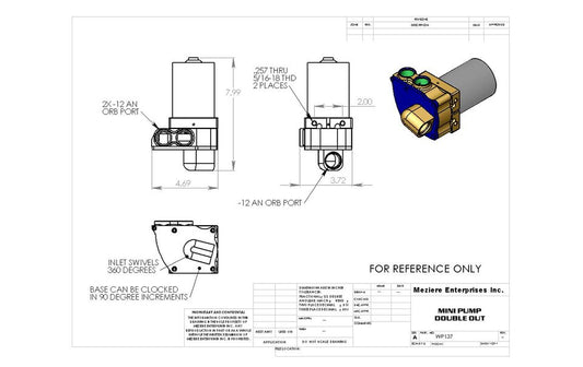 Electric Pump Remote, 20 GPM Inline, Single in- dual out