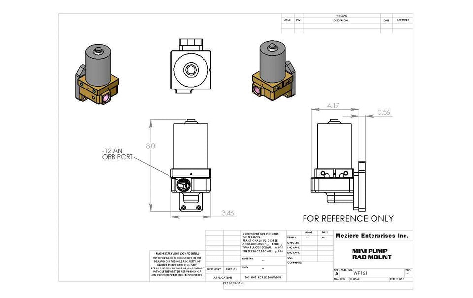 Electric Pump, Radiator Mounted, 20 GPM, Single out
