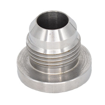 Weld Fitting, #10 An Male, Stainless 