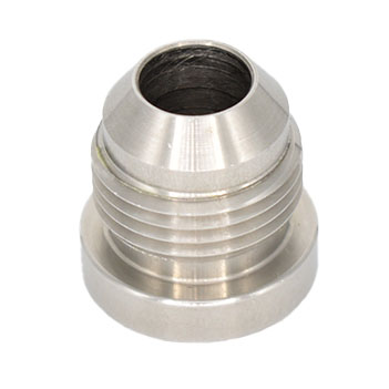 Weld Fitting, #8 AN Male, Aluminum | Meziere Enterprises